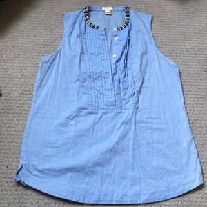 Jeweled J Crew blouse